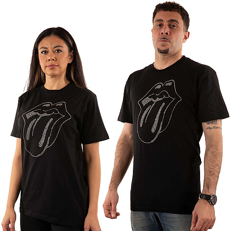 Rolling Stones t-shirt, Tongue Diamante Black, men´s