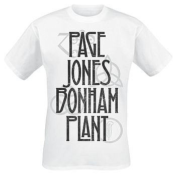 Led Zeppelin t-shirt, Page Jones Bonham Plant, men´s