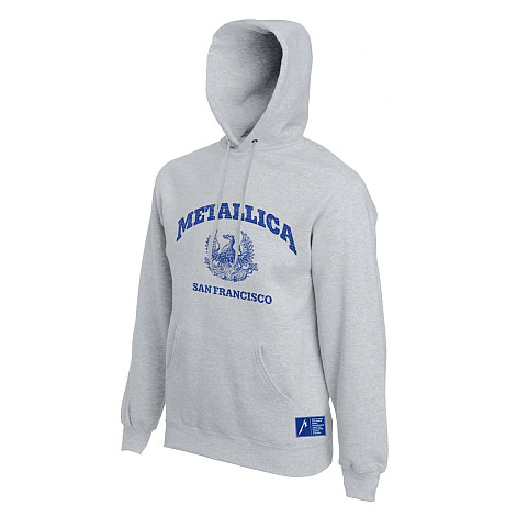 Metallica mikina, San Francisco Pullover Hoodie Grey, men´s