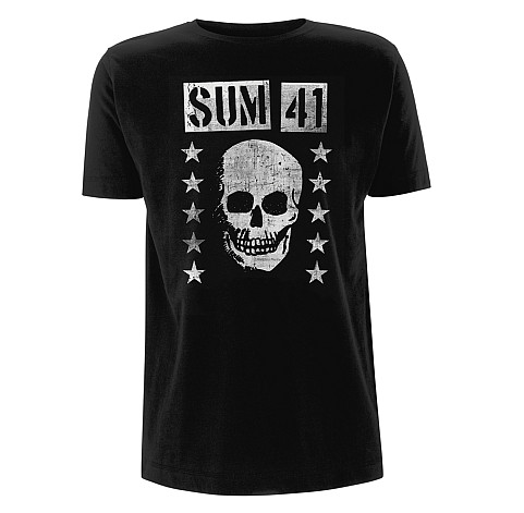 Sum 41 t-shirt, Grinning Skull, men´s