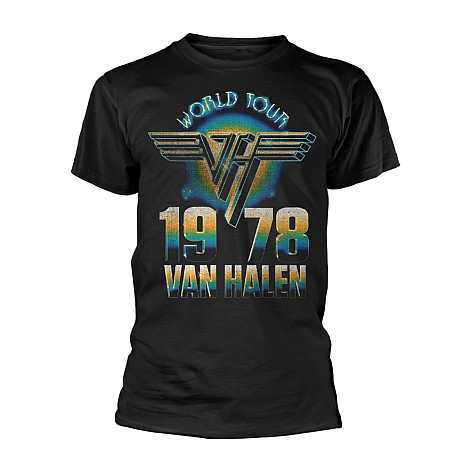 Van Halen t-shirt, World Tour '78 Black, men´s