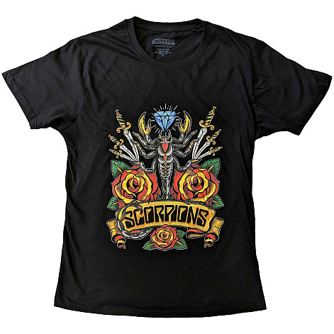 Scorpions t-shirt, Traditional Tattoo Black, men´s