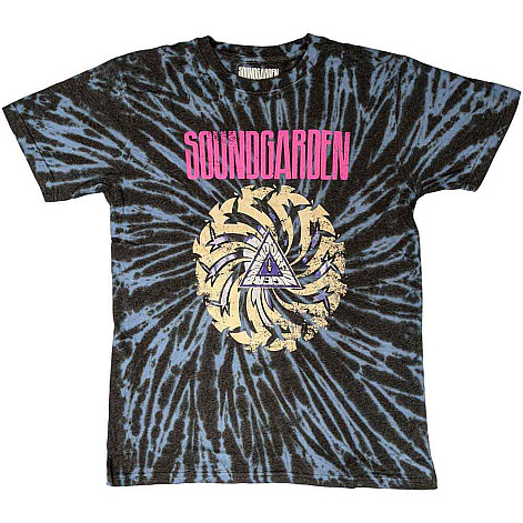 Soundgarden t-shirt, Badmotorfinger Dip Dye Wash Blue, men´s