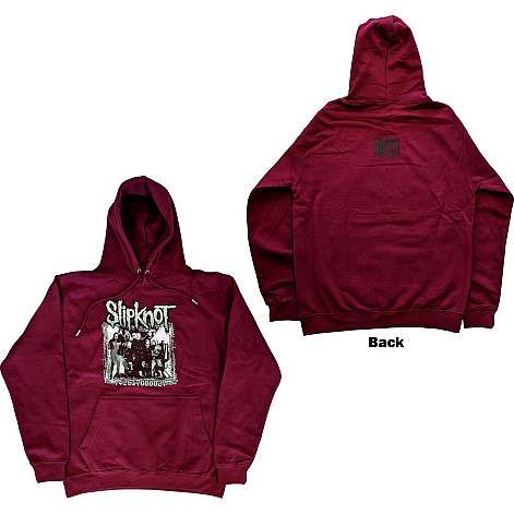 Slipknot mikina, Barcode Photo BP Maroon Red, men´s