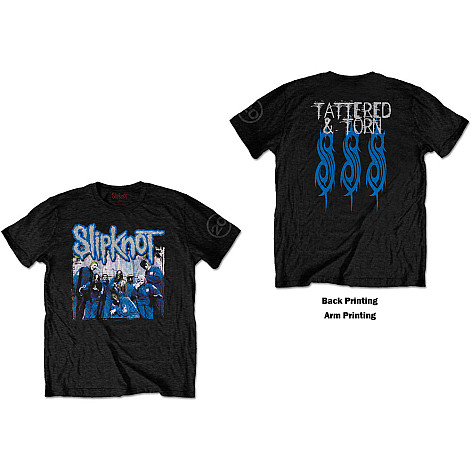 Slipknot t-shirt, 20th Anniversary Tattered & Torn BP Black, men´s