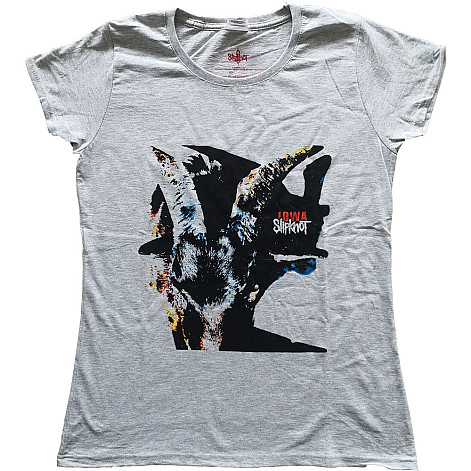 Slipknot t-shirt, Iowa Goat Shadow BP Grey, ladies