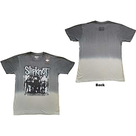 Slipknot t-shirt, Barcode Photo Dip Dye Wash BP Grey, men´s