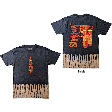 Slipknot t-shirt, The End So Far Tribal S Bleach Wash BP Black, men´s