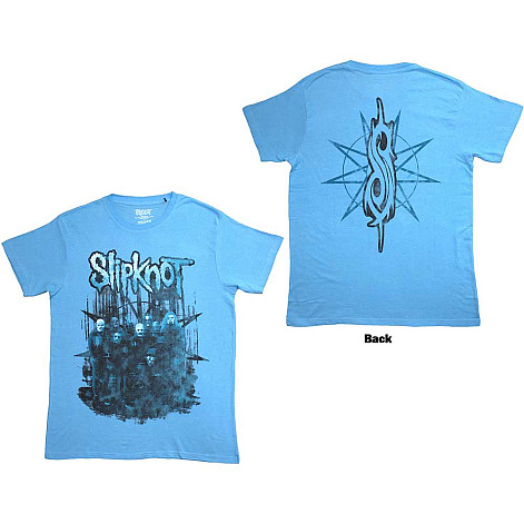 Slipknot t-shirt, The End, So Far Band BP Blue, men´s