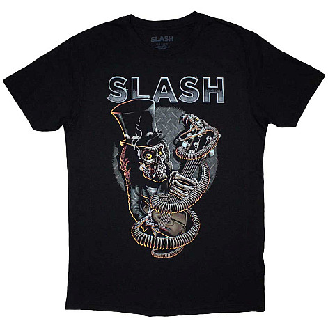 Slash t-shirt, Skull Guitar Snake Black, men´s