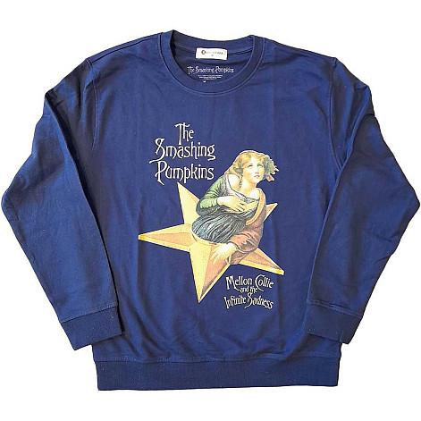 Smashing Pumpkins mikina, Mellon Collie Sweatshirt Navy, men´s