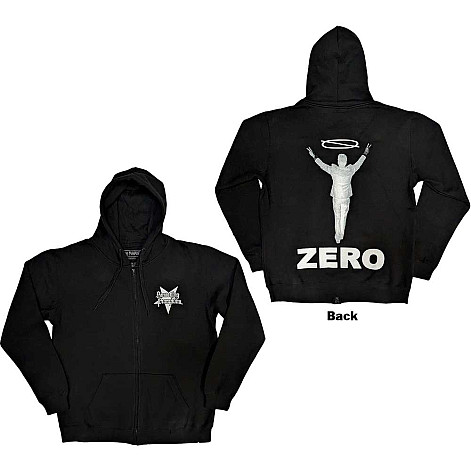 Smashing Pumpkins mikina, Zero Halo Zipped BP Black, men´s