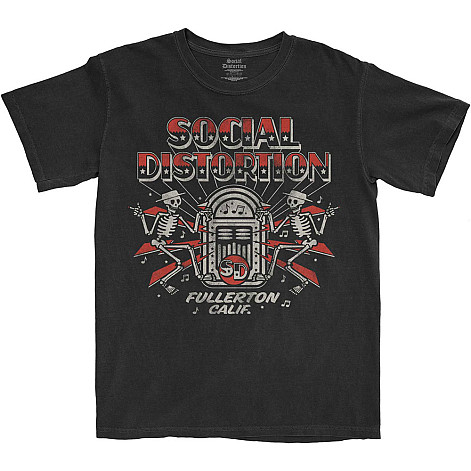 Social Distortion t-shirt, Jukebox Skelly Black, men´s