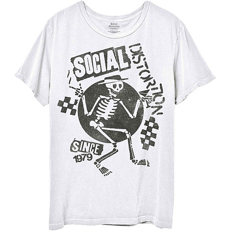 Social Distortion t-shirt, Speakeasy Checkerboard White, men´s