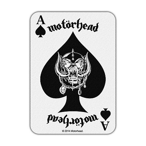 Motorhead patch 100x50 mm, Ace of Spades Card