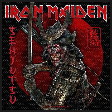 Iron Maiden patch 100 x100mm, Senjutsu