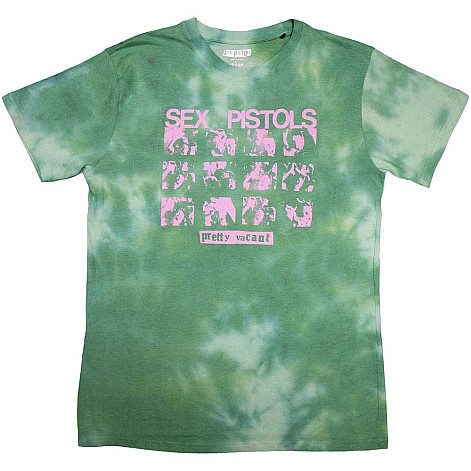 Sex Pistols t-shirt, Pretty Vacant Dye Wash Green, men´s