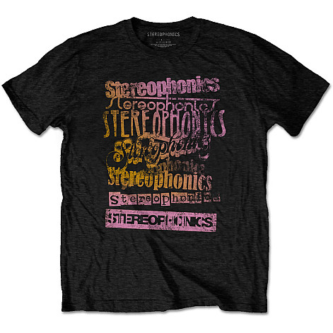 Stereophonics t-shirt, Logos Black, men´s