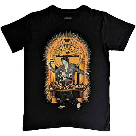 Elvis Presley t-shirt, Sun Records Elvis Dancing Black, men´s