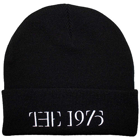 The 1975 winter bavlněný beanie cap, Original Logo Black, unisex