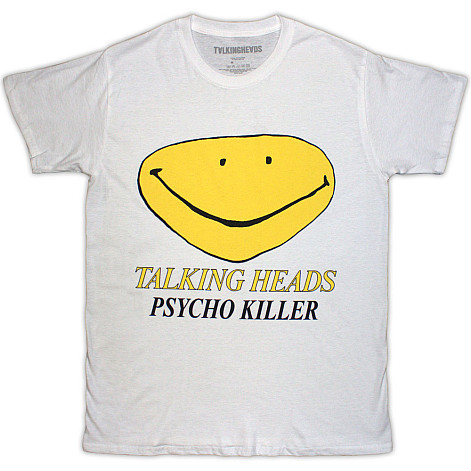 Talking Heads t-shirt, Psycho Killer White, men´s