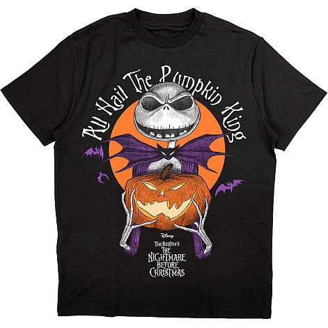 The Nightmare Before Christmas t-shirt, Hail the Pumpkin King Black, men´s