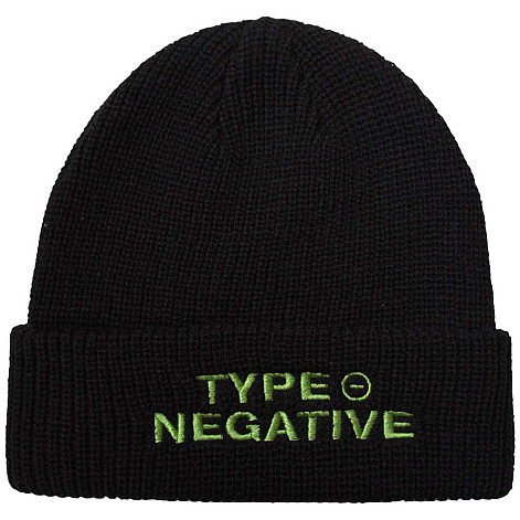 Type O Negative winter beanie cap, Text Logo Black, unisex