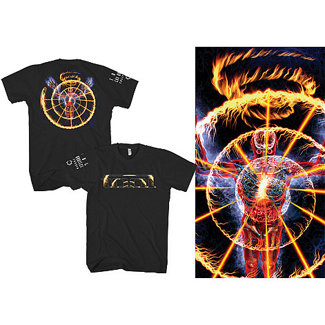 Tool t-shirt, Flame Spiral BP Black, men´s