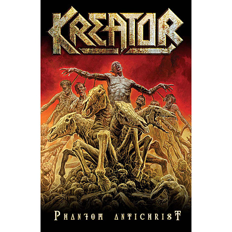 Kreator textile banner 68cm x 106cm, Phantom Antichrist