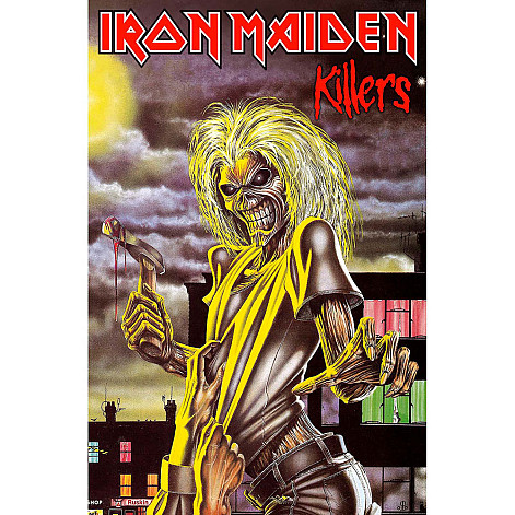 Iron Maiden textile banner 68cm x 106cm, Killers