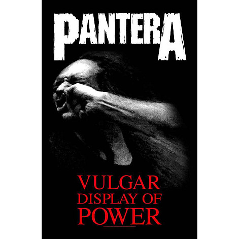 Pantera textile banner 70cm x 106cm, Vulgar Display Of Power