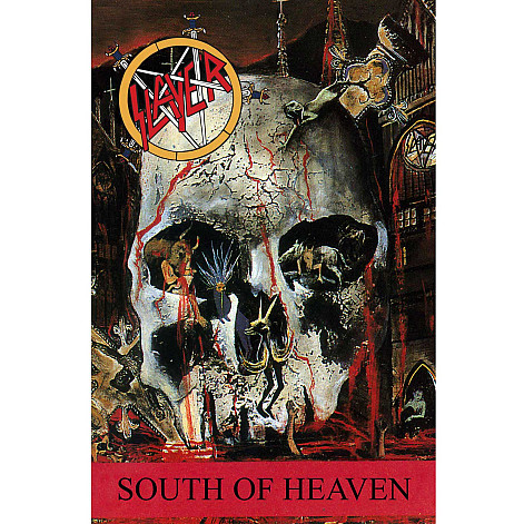 Slayer textile banner 70cm x 106cm, South of Heaven