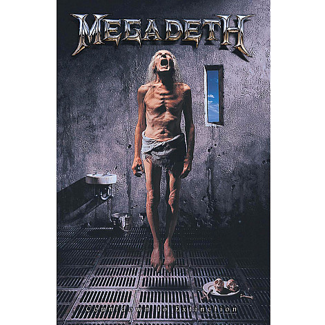 Megadeth textile banner 70cm x 106cm, Countdown To Extinction