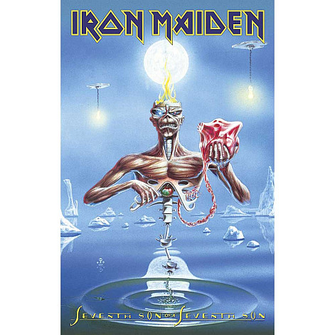 Iron Maiden textile banner 70cm x 106cm, Seventh Son