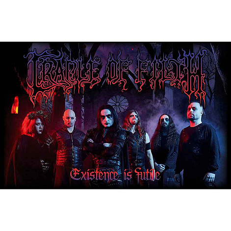 Cradle Of Filth textile banner PES 70cm x 106cm, Existence Is Futile