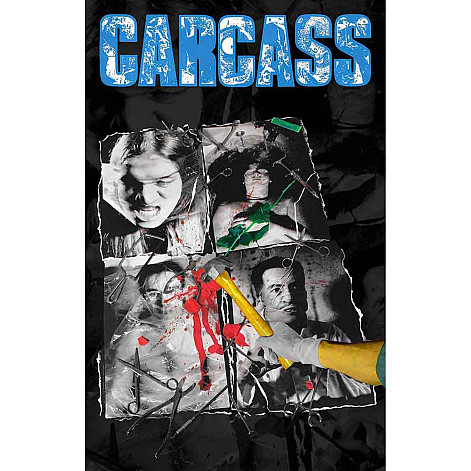 Carcass textile banner PES 70cm x 106cm, Necroticism