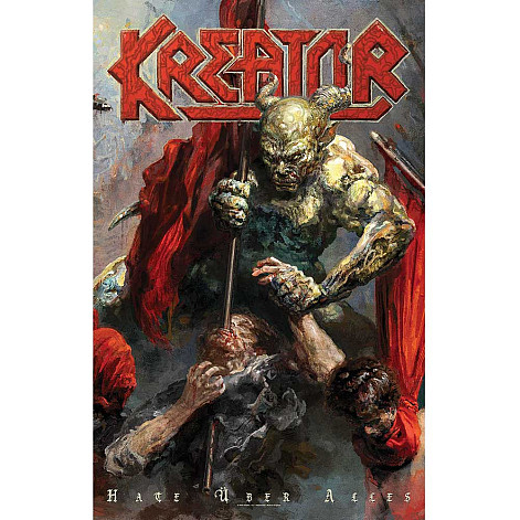 Kreator textile banner PES 70cm x 106cm, Hate Uber Alles