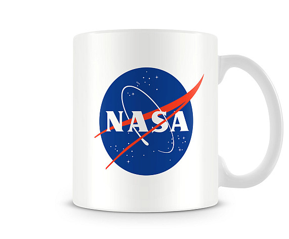 NASA ceramics mug 250ml, NASA Logotype