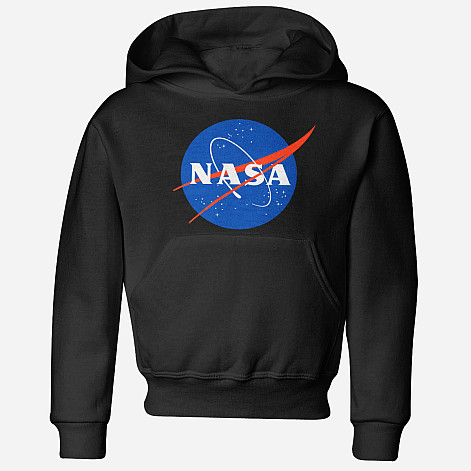 NASA mikina, Insignia / Logotype Hoodie Black, kids