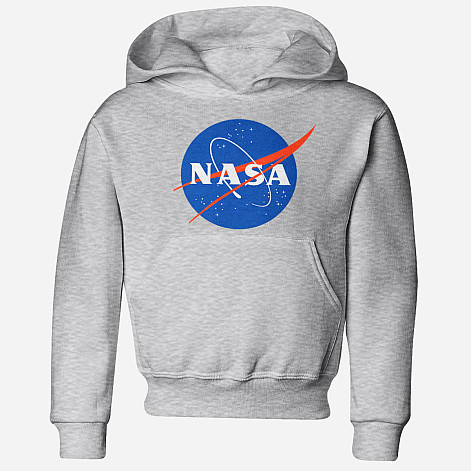 NASA mikina, Insignia / Logotype Hoodie Grey, kids