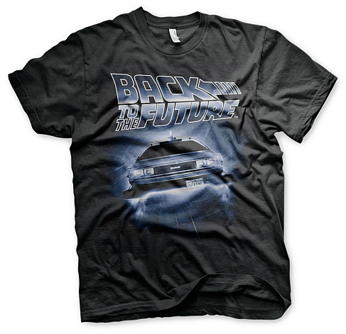 Back to the Future t-shirt, Flying Delorean, men´s