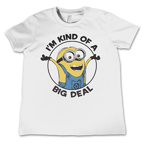 Despicable Me t-shirt, I'm Kind Of A Big Deal Kids White, kids