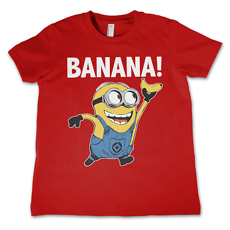 Despicable Me t-shirt, Banana! Kids Red, kids