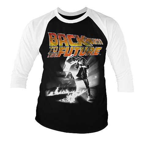 Back to the Future t-shirt long 3/4 rukáv, Poster, men´s