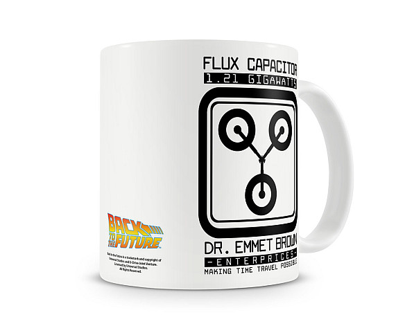 Back to The Future ceramics mug 250 ml, Dr Emmet Brown Flux Capacitor