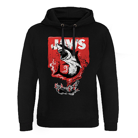 Čelisti mikina, Shark Smoke Epic Hoodie Black, men´s