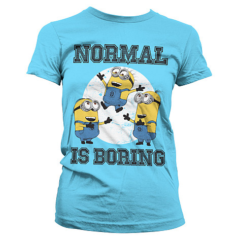 Despicable Me t-shirt, Normal Life Is Boring Girly, ladies