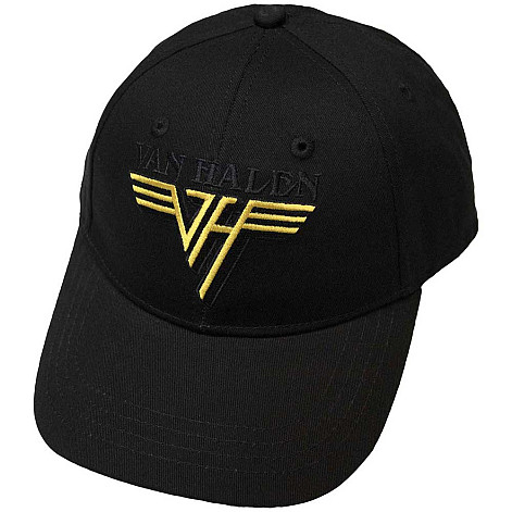 Van Halen snapback, Text & Yellow Logo Black, unisex