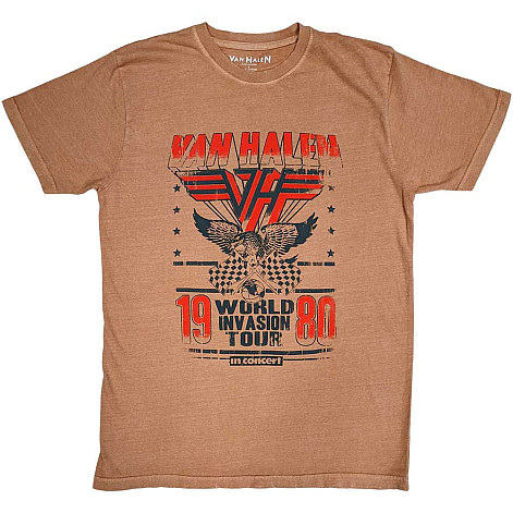 Van Halen t-shirt, World Invasion Pink Eco Friendly, men´s