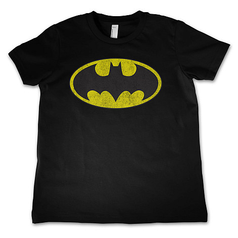 Batman t-shirt, Distressed Logo, kids